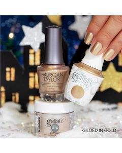 Gelish Trio Gilded in Gold Winter 2019