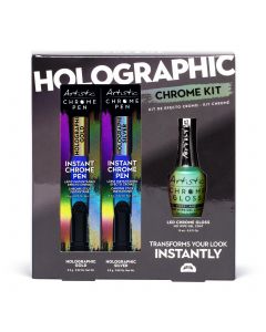Artistic Chrome 3PC Kit Holographic Look