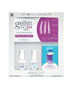 Gelish Soft Gel Kit Medium Coffin (550CT) 