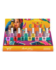 Artistic Colours of Carnival Mixed 12PC Display