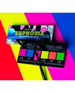 Artistic Cream Colour Gel 6PC Palette - Euphoria (Neons)