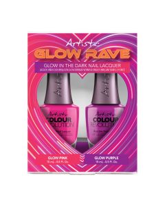 Artistic Colour Revolution Glow In The Dark Purple/Pink Duo, 0.5 fl. oz.