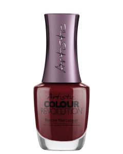 Artistic Colour Revolution Hot 100 Red Glitter Nail Lacquer