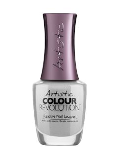 Artistic Colour Revolution MP3 Revolution Silver Metallic Nail Lacquer, 0.5 fl oz.