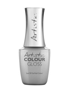 Artistic Colour Gloss Soak Off Gel MP3 Revolution Silver Metallic, 0.5 fl oz.