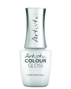 Artistic Colour Gloss Soak Off Gel Nail Colour Tasteless, 0.8 oz. SHEER OFF WHITE CREME