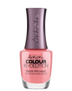 Artistic Colour Revolution Isn't It Magical? Reactive Hybrid Nail Lacquer, 0.5 fl oz. CORAL CRÈME 