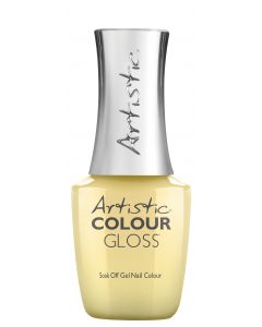 Artistic Colour Gloss Soak Off Gel Goddess of Light, 0.5 fl oz. IRIDESCENT YELLOW CRÈME 