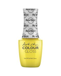Artistic Colour Gloss Soak Off Gel Light Up The Stage, 0.5 fl oz. YELLOW CREME
