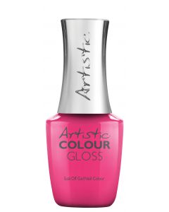 Artistic Colour Gloss Soak Off Gel Pink-A-Colada, 0.5 fl oz. PINK NEON 