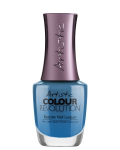 Artistic Colour Revolution Here To Sleigh Reactive Hybrid Nail Lacquer, 0.5 fl oz. TEAL BLUE SHIMMER
