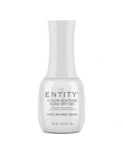 Entity Color Couture Soak-Off Gel Enamel Until We Meet Again, 0.5 fl oz. WHITE SHIMMER 