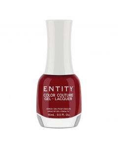 Entity Color Couture Soak-Off Gel Lacquer Wrapped Up With Love, 0.5 fl oz. DARK RED CREME 