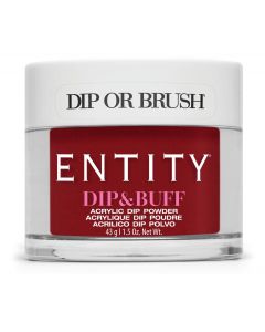 Entity Dip & Buff Wrapped Up With Love, 1.5 oz. DARK RED CREME 