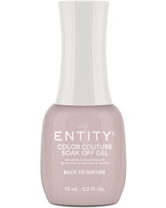 Entity Color Couture Soak-Off Gel Enamel Back To Nature, 0.5 fl oz. DARK NUDE CRÈME 