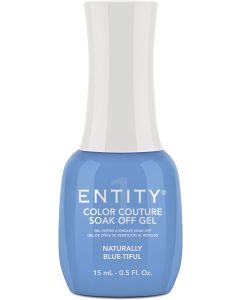Entity Color Couture Soak-Off Gel Enamel Naturally Blue-Tiful, 0.5 fl oz.