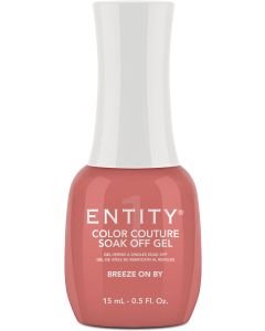 Entity Color Couture Soak-Off Gel Enamel Breeze On By, 0.5 fl oz.