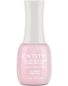 Entity Color Couture Soak-Off Gel Enamel I'll Always Pink You, 0.5 fl oz.