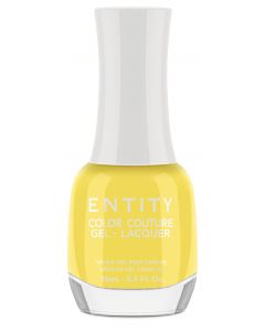 Entity Color Couture Soak-Off Gel Lacquer Carefree, 0.5 fl oz. YELLOW CRÈME