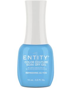 Entity Color Couture Soak-Off Gel Enamel Refreshing As You, 0.5 fl oz.