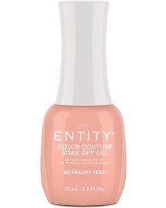 Entity Color Couture Soak-Off Gel Enamel So Peachy Keen, 0.5 fl oz.