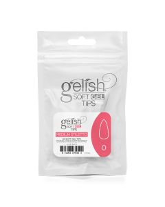Gelish Soft Gel - Tips Refill - Medium Stiletto- Size 0 - 50CT- 1168174