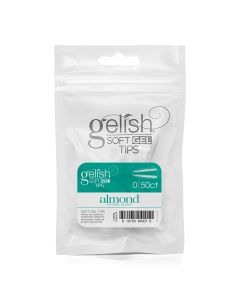 Gelish Soft Gel Tips - Refill - Medium Almond - SIze 0