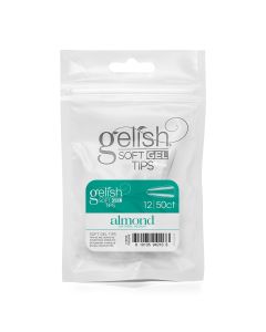 Gelish Soft Gel Tips - Refill - Medium Almond - SIze 12