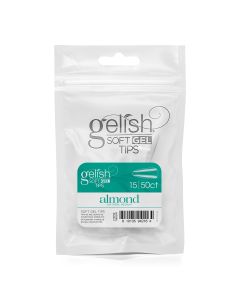 Gelish Soft Gel Tips - Refill - Medium Almond - SIze 15