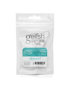 Gelish Soft Gel Tips - Refill - Short Almond - SIze 1