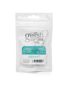 Gelish Soft Gel Tips - Refill - Short Almond - SIze 12