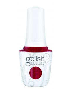 Gelish Soak-Off Gel Polish Walking On Stardust, 0.5 fl oz. RED GLITTER