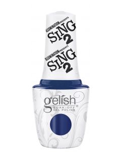 Gelish Soak-Off Gel Polish Breakout Star, 0.5 fl oz. BLUE METALLIC
