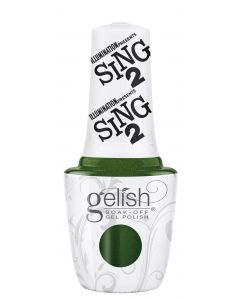 Gelish Soak-Off Gel Polish Miss Crawly Chic, 0.5 fl oz. GREEN METALLIC