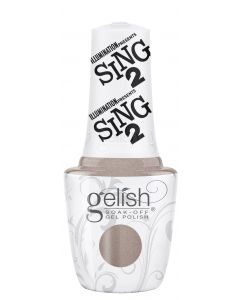 Gelish Soak-Off Gel Polish All Eyes on Meena, 0.5 fl oz. CHAMPAGNE METALLIC