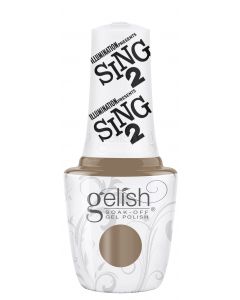 Gelish Soak-Off Gel Polish Shake It Til You Make It, 0.5 fl oz. LIGHT BROWN CREME
