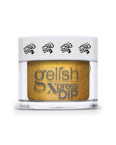 Gelish Gunter's Get Down Dip Powder, 1.5 oz. YELLOW GOLD SHIMMER