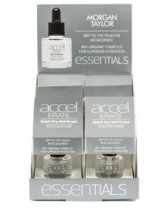 ACCELERATE .3OZ QUICK DRY DROPS 6PC DISPLAY