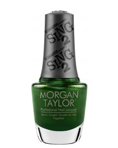 Morgan Taylor Miss Crawly Chic Nail Lacquer, 0.5 fl oz. GREEN METALLIC