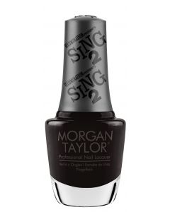 Morgan Taylor Front Of House Glam Nail Lacquer, 0.5 fl oz. BLACKEST BROWN CREME