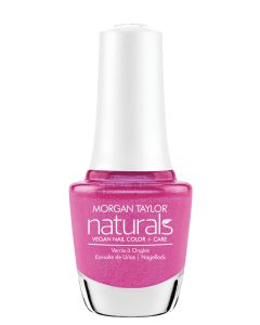Morgan Taylor Naturals Permanent Pink Vegan Nail Color, 15mL