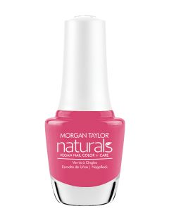 Morgan Taylor Naturals Blushing In Pink Vegan Nail Color, 15mL