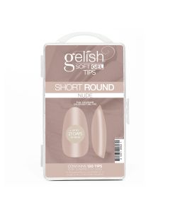 Gelish Soft Gel - Short Round - Nude