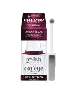 Gelish Cat Eye Magnetic Reflections Let's Glow Girls Magnet Gel Polish, 0.5 fl oz.