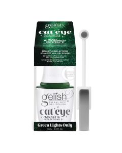 Gelish Cat Eye Magnetic Reflections Green Lights Only Magnet Gel Polish, 0.5 fl oz.