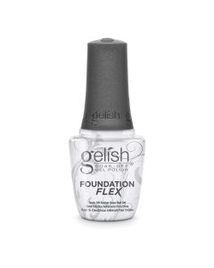 Gelish Foundation Flex Soak-Off Rubber Base Nail Gel - Clear, 0.5 fl oz.