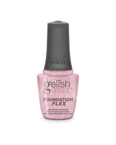Gelish Foundation Flex Soak-Off Rubber Base Nail Gel - Light Nude, 0.5 fl oz.