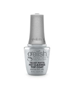 Gelish Velvet No Cleanse Matte Top Coat, 15mL