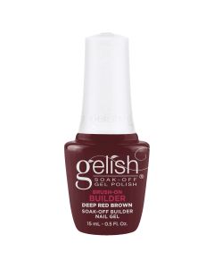 Gelish - Brush-On Builder - Deep Red Brown - Bottle