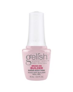 Gelish - Brush-On Builder - Sheer Rosy Pink - Bottle